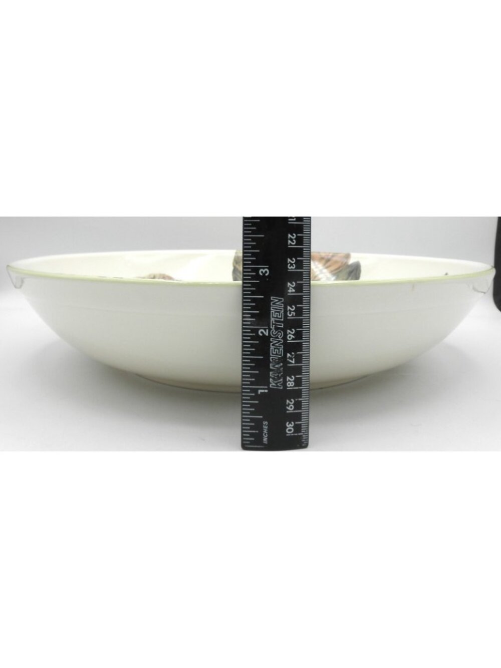 WSO27 by Williams Sonoma 13 inch Pasta Serving Bowl Vegetables & Herbs Vintage - Picture 4 of 7